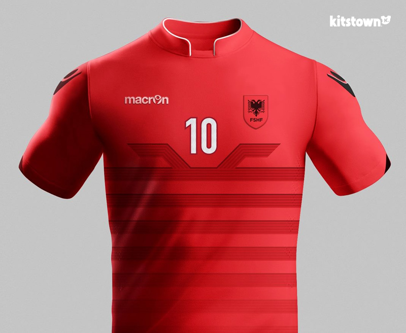 阿尔巴尼亚国家队2016欧洲杯主客场球衣 © kitstown.com 球衫堂