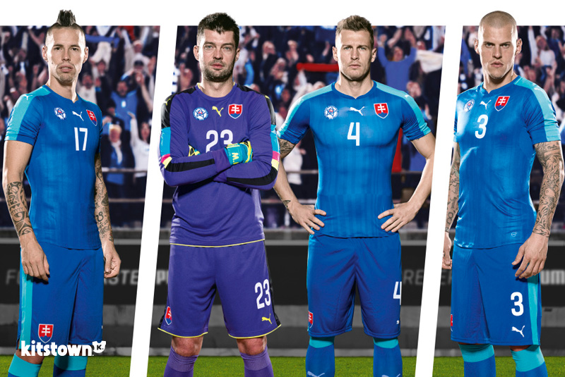 斯洛伐克国家队2016欧洲杯客场球衣 © kitstown.com 球衫堂