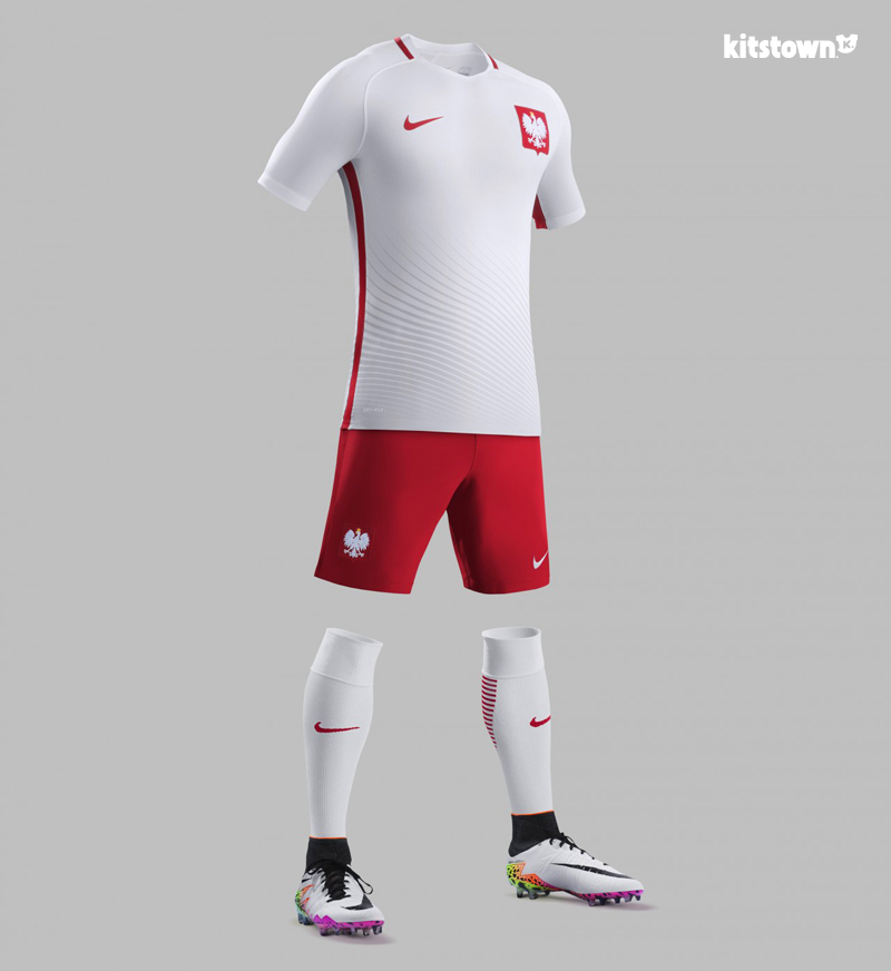 波兰国家队2016欧洲杯主客场球衣 © kitstown.com 球衫堂