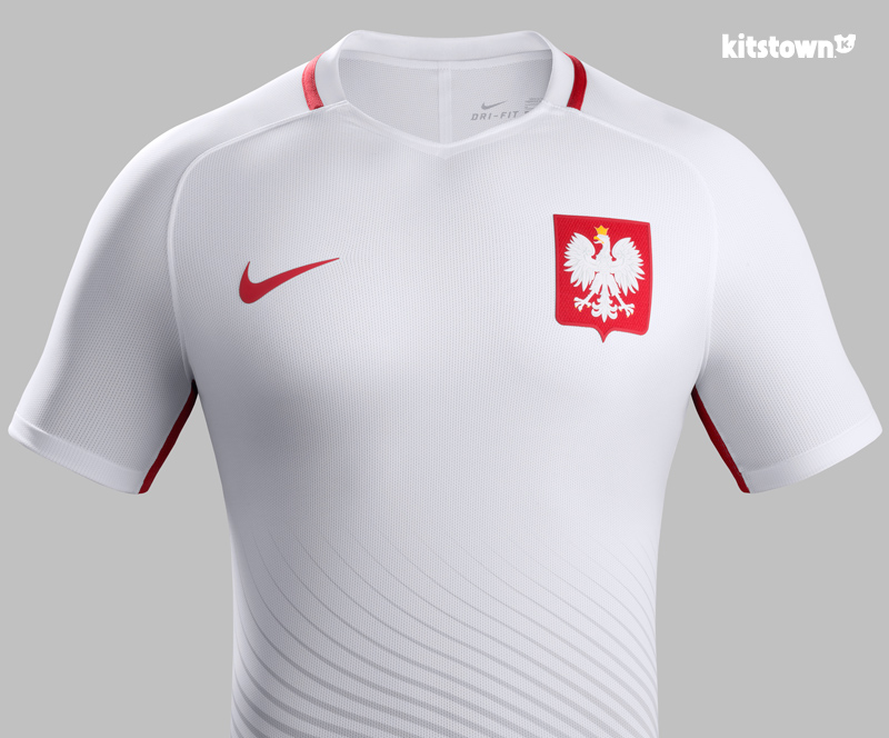 波兰国家队2016欧洲杯主客场球衣 © kitstown.com 球衫堂
