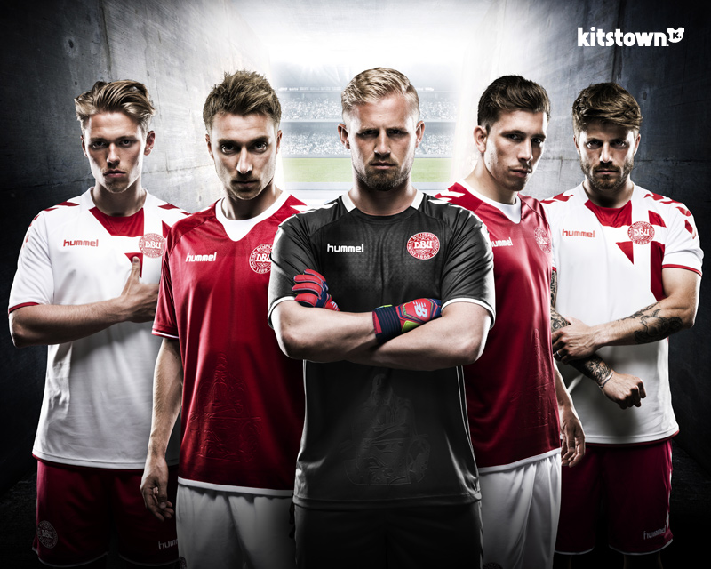 丹麦国家队2016-17赛季主客场球衣 © kitstown.com 球衫堂