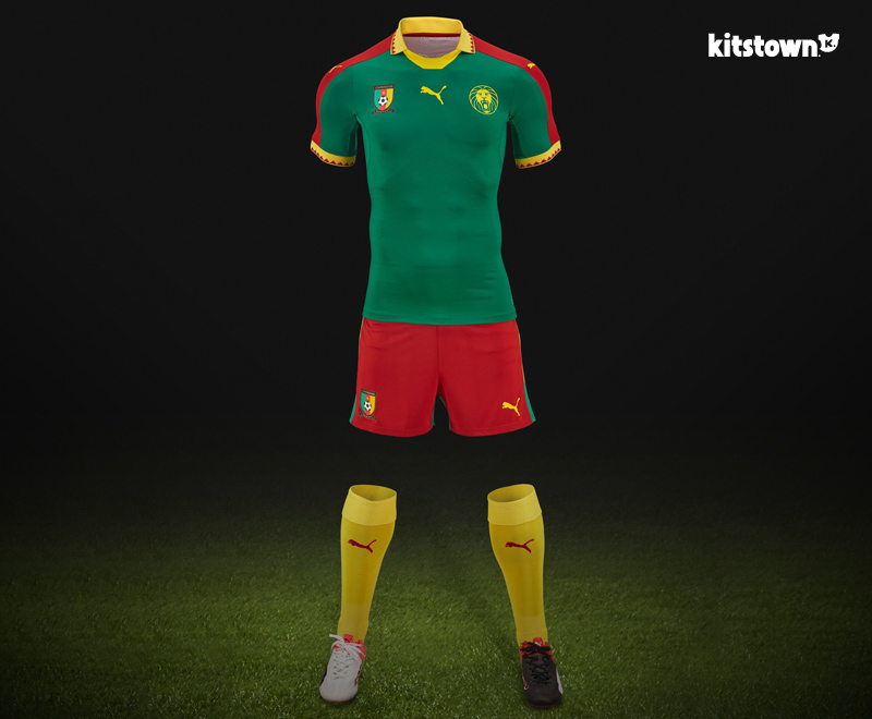 喀麦隆国家队2017年非洲国家杯主场球衣 © kitstown.com 球衫堂