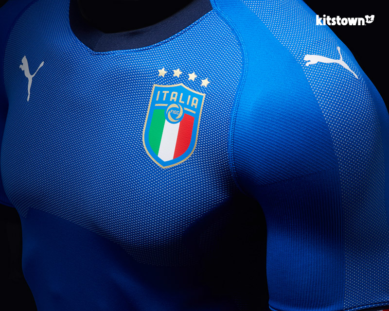 意大利国家队2018赛季主场球衣 © kitstown.com 球衫堂