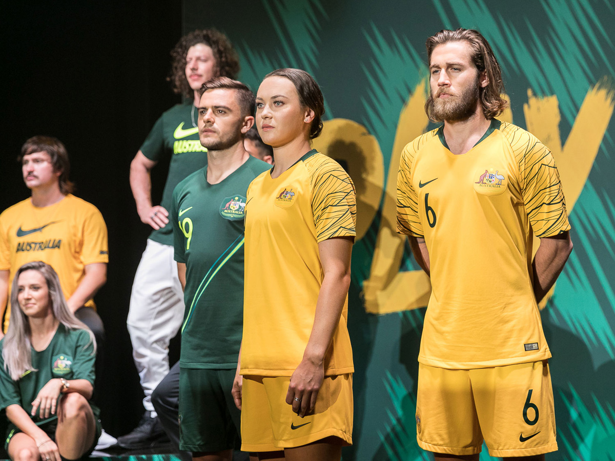 澳大利亚国家队2018世界杯主客场球衣 © kitstown.com 球衫堂
