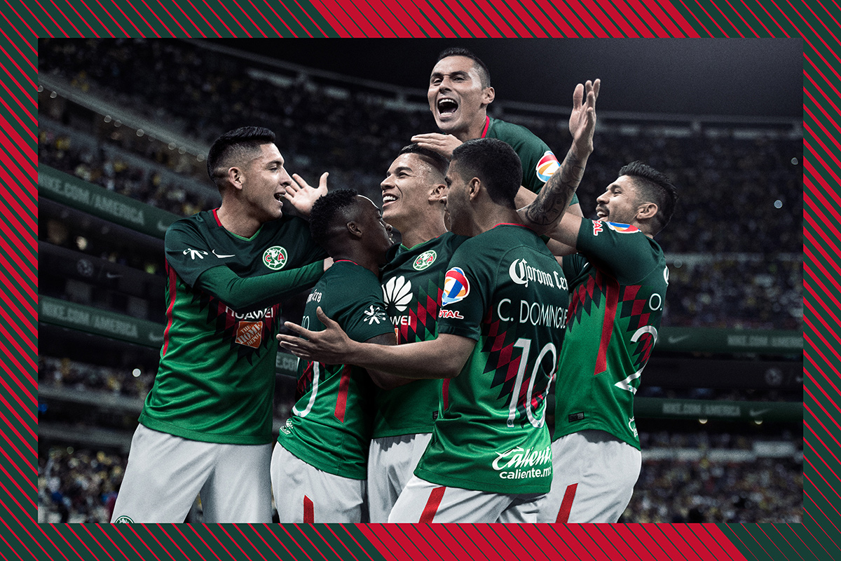 墨西哥美洲2018赛季第三客场球衣 © kitstown.com 球衫堂