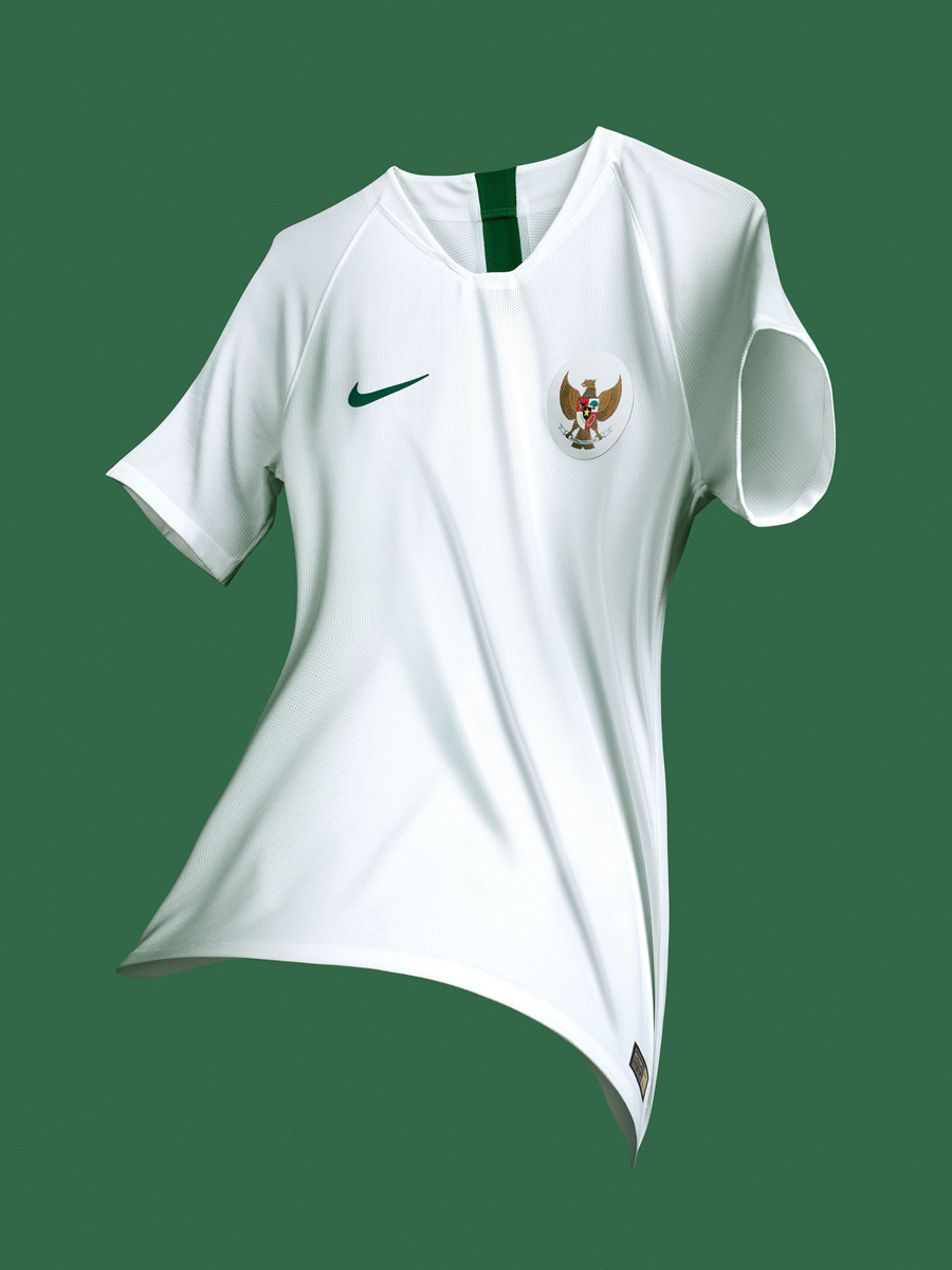 印度尼西亚国家队2018赛季主客场球衣 © kitstown.com 球衫堂
