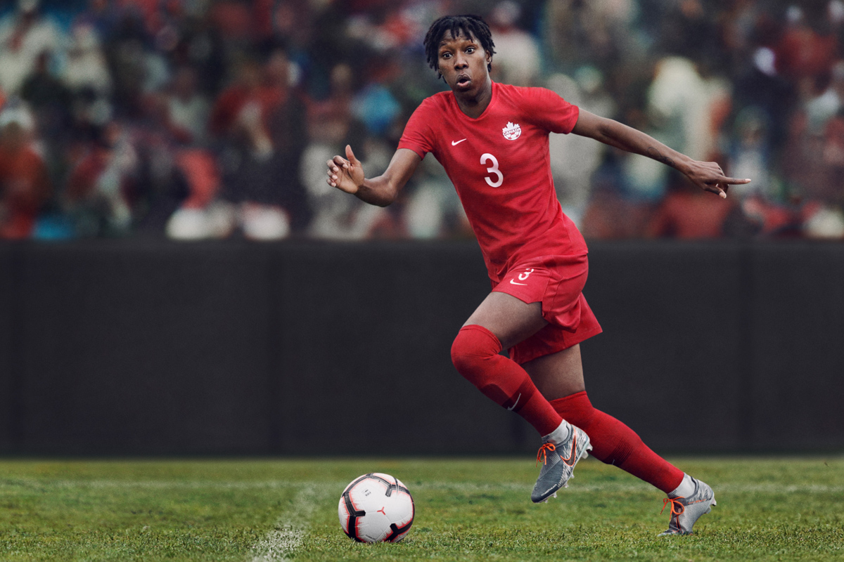 加拿大女足国家队2019世界杯主客场球衣 © 球衫堂 kitstown
