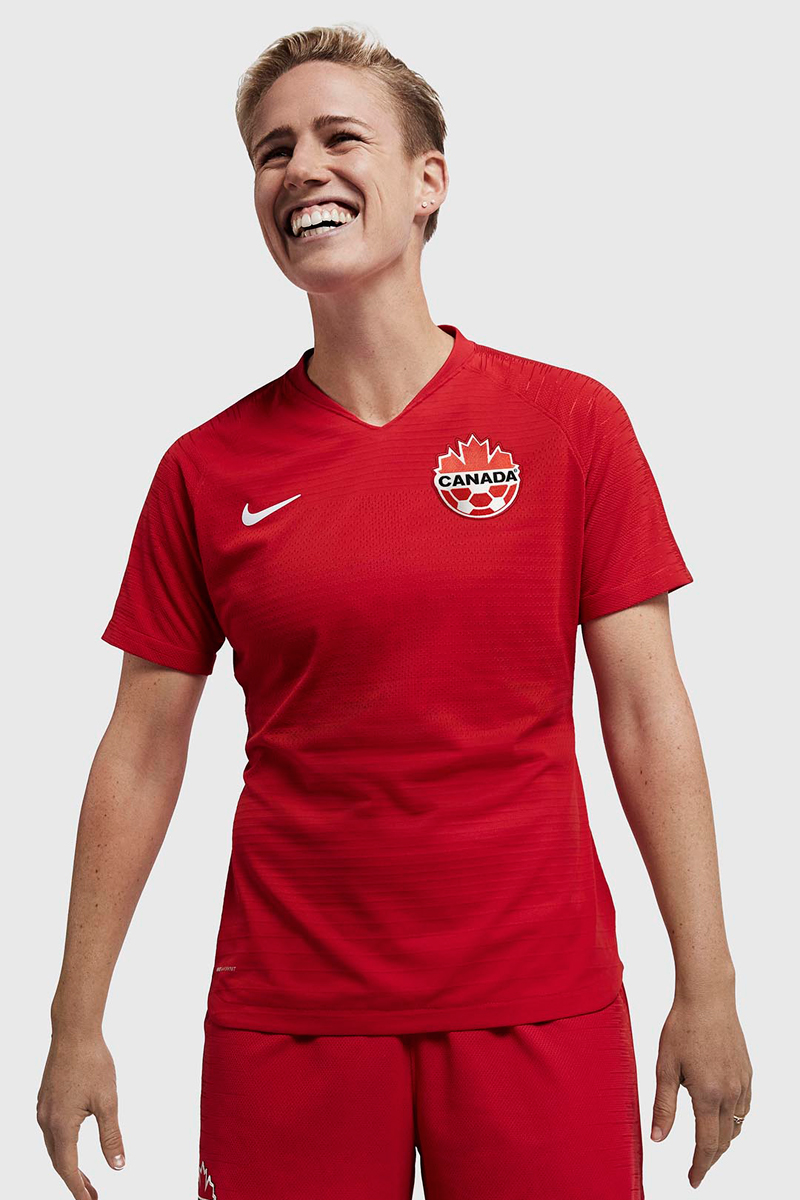 加拿大女足国家队2019世界杯主客场球衣 © 球衫堂 kitstown