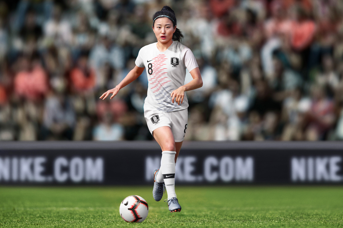 韩国女足国家队2019世界杯主客场球衣 © 球衫堂 kitstown