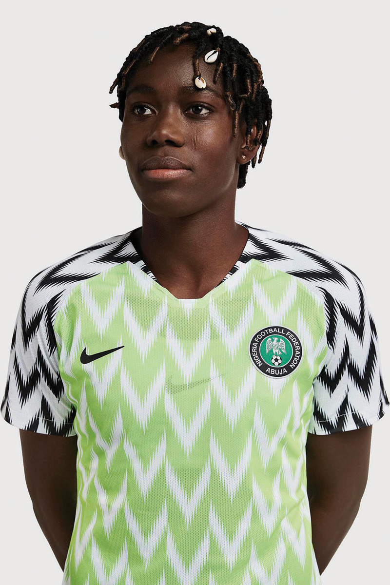 尼日利亚女足国家队2019世界杯主客场球衣 © 球衫堂 kitstown