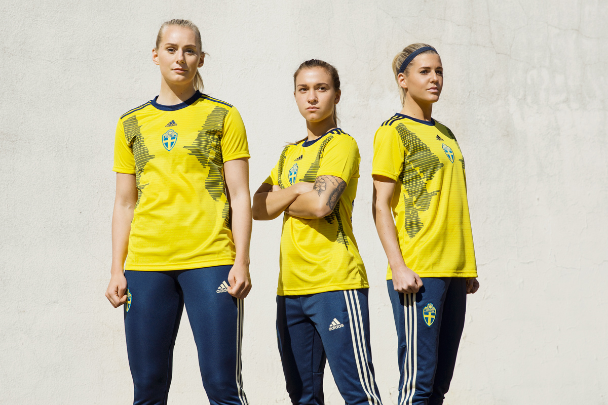 瑞典女足国家队2019世界杯主场球衣 © 球衫堂 kitstown