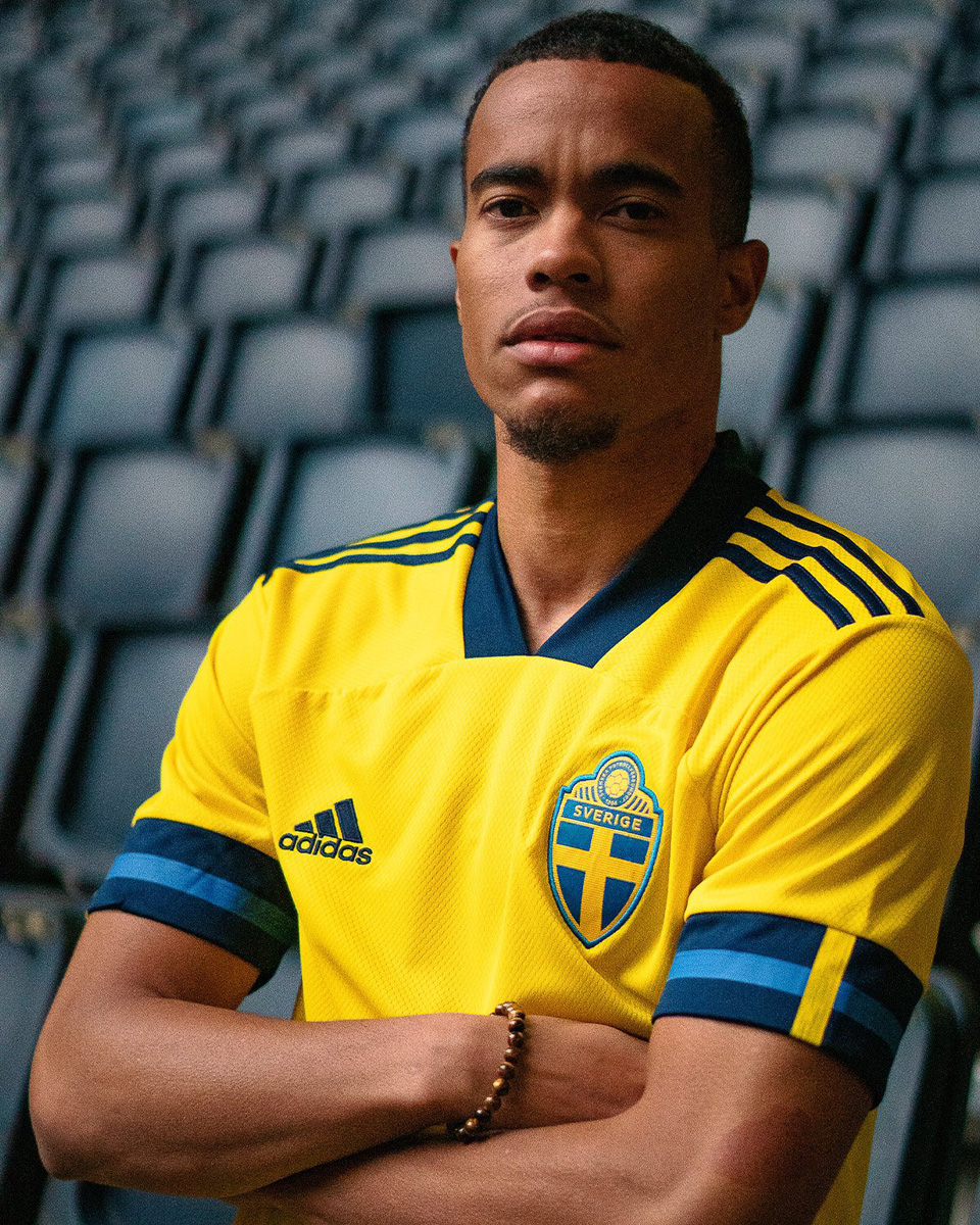 瑞典国家队2020年欧洲杯主场球衣 © 球衫堂 kitstown