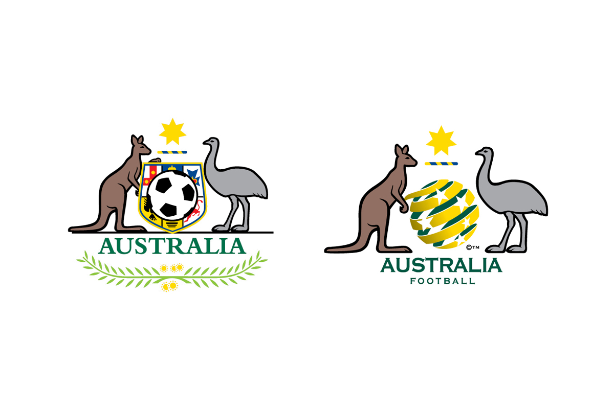 澳大利亚足协揭晓全新国家队队徽 © 球衫堂 kitstown
