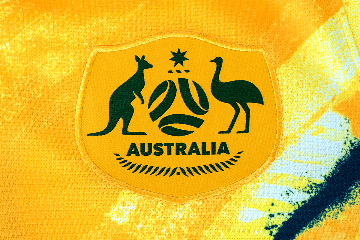澳大利亚足协揭晓全新国家队队徽 © 球衫堂 kitstown