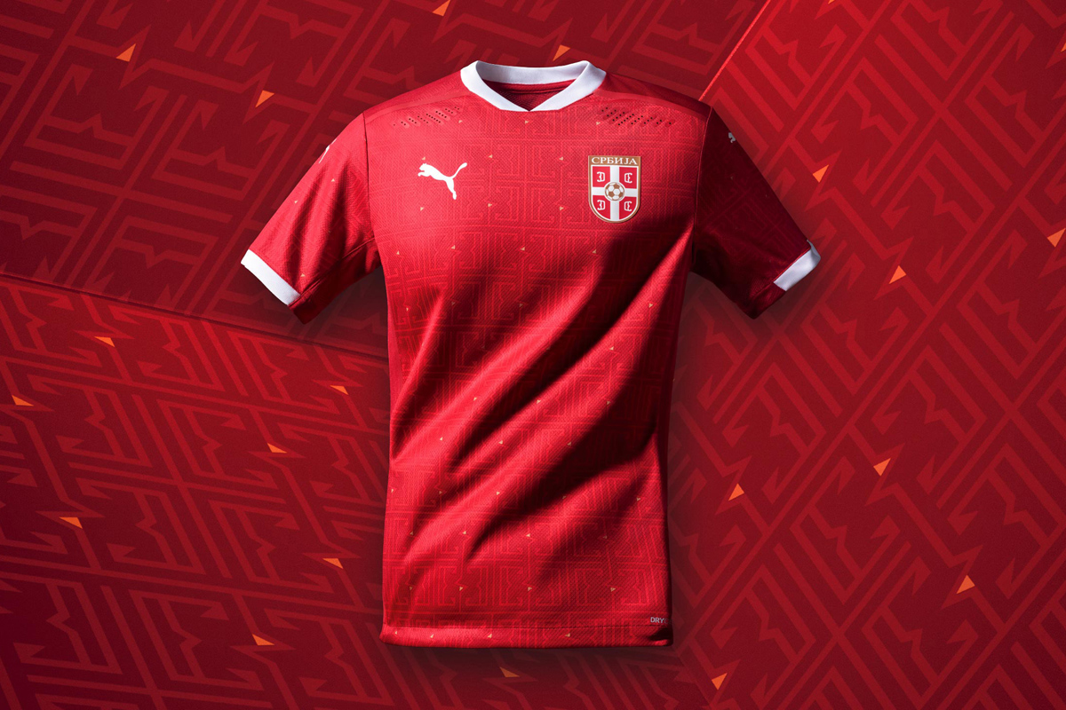 塞尔维亚国家队 2020-21 赛季主客场球衣 © 球衫堂 kitstown