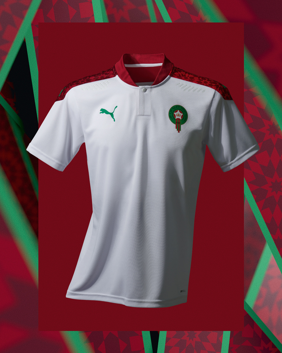 摩洛哥国家队 2020-21 赛季主客场球衣 © 球衫堂 kitstown