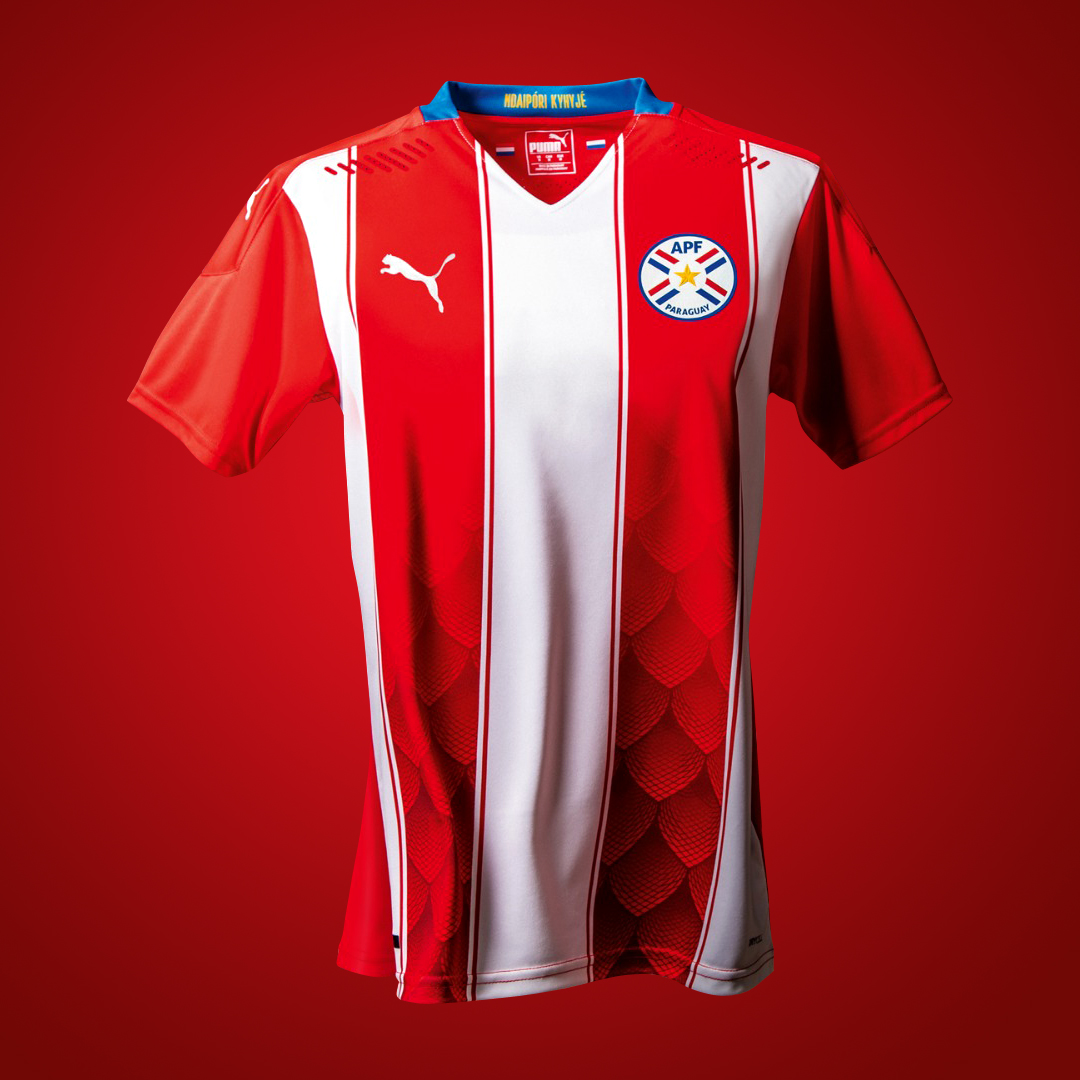 巴拉圭国家队 2020-21 赛季主客场球衣 © 球衫堂 kitstown