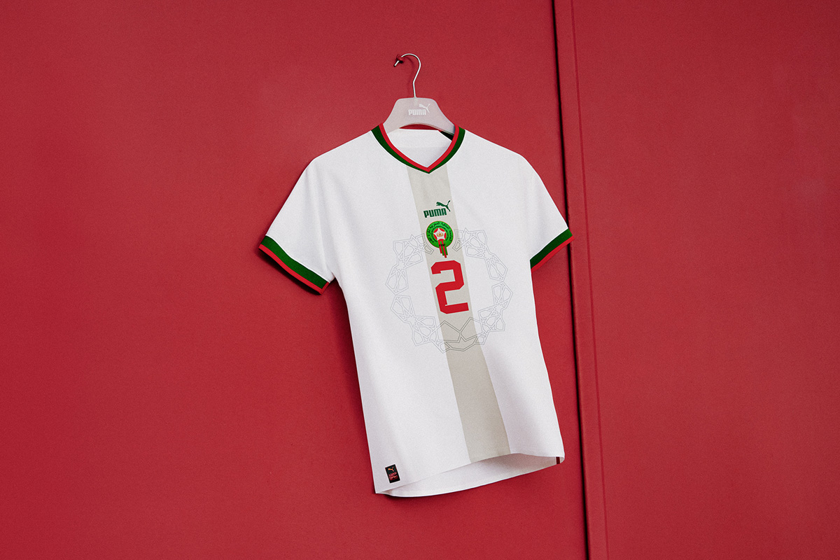 摩洛哥国家队 2022 世界杯客场球衣 © 球衫堂 kitstown