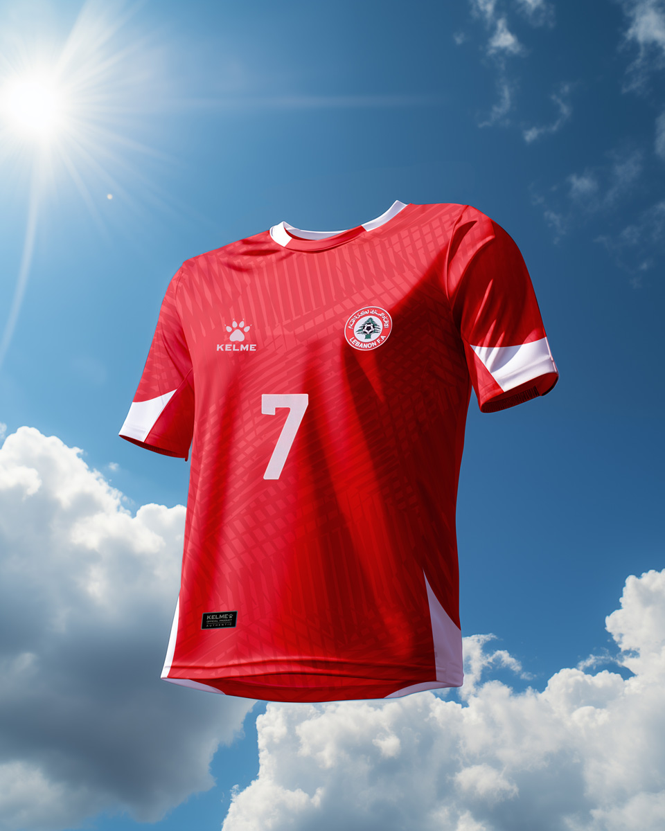 黎巴嫩国家队 2024-25 赛季主客场球衣 © 球衫堂 kitstown
