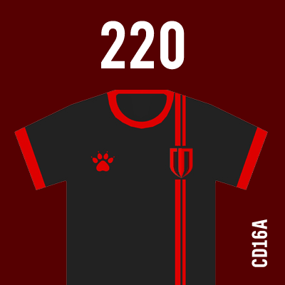 编号: CD16A; 内容: 成都兴城俱乐部 2021 赛季客场球衣