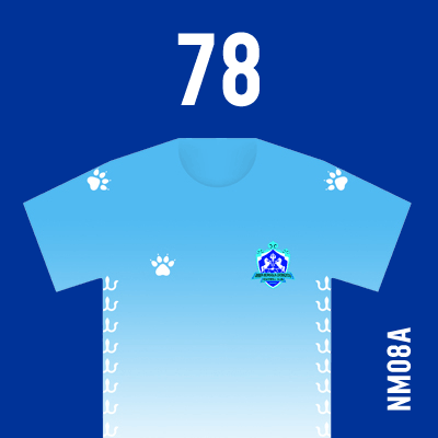 编号: NM08A; 内容: 内蒙古中优俱乐部 2021 赛季客场球衣