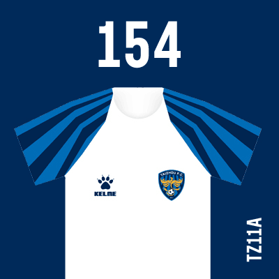 编号: TZ11A; 内容: 泰州远大俱乐部 2021 赛季客场球衣