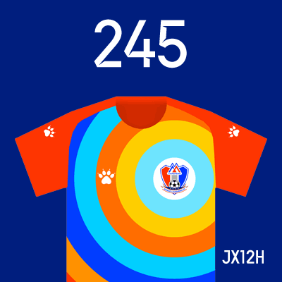 编号: JX12H; 内容: 江西北大门俱乐部 2022 赛季主场球衣