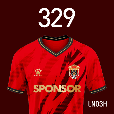 编号: LN03H; 内容: 辽宁沈阳城市俱乐部 2022 赛季主场球衣
