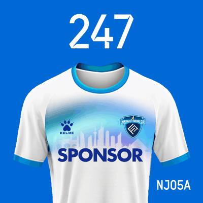 编号: NJ05A; 内容: 南京城市俱乐部 2022 赛季客场球衣