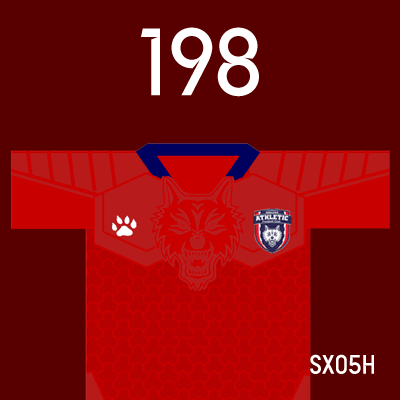 编号: SX05H; 内容: 陕西长安竞技俱乐部 2022 赛季主场球衣