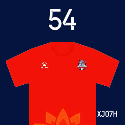 编号: XJ07H; 内容: 新疆天山雪豹俱乐部 2022 赛季主场球衣
