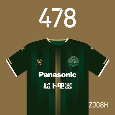 编号: ZJ08H; 内容: 浙江俱乐部 2022 赛季主场球衣