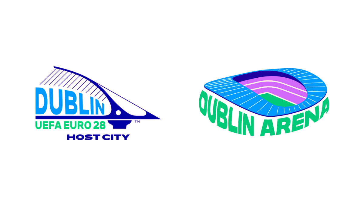 2028 年欧锦赛官方品牌形象正式亮相 © 球衫堂 kitstown