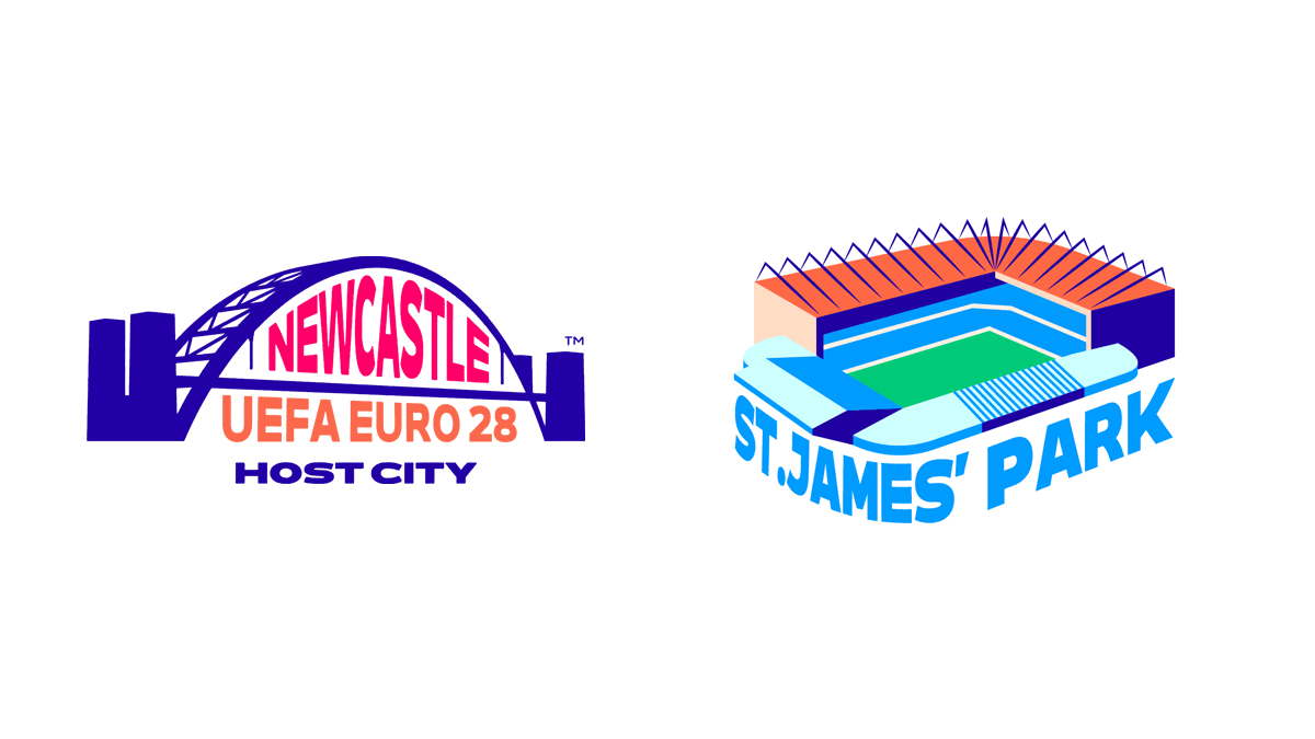 2028 年欧锦赛官方品牌形象正式亮相 © 球衫堂 kitstown