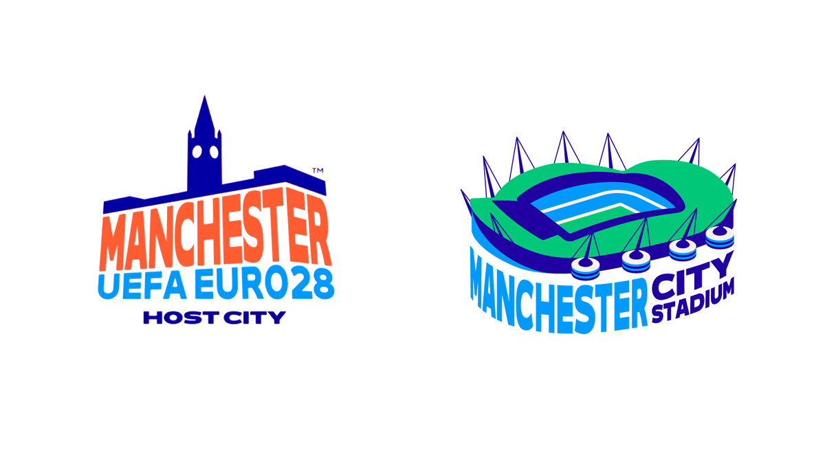 2028 年欧锦赛官方品牌形象正式亮相 © 球衫堂 kitstown