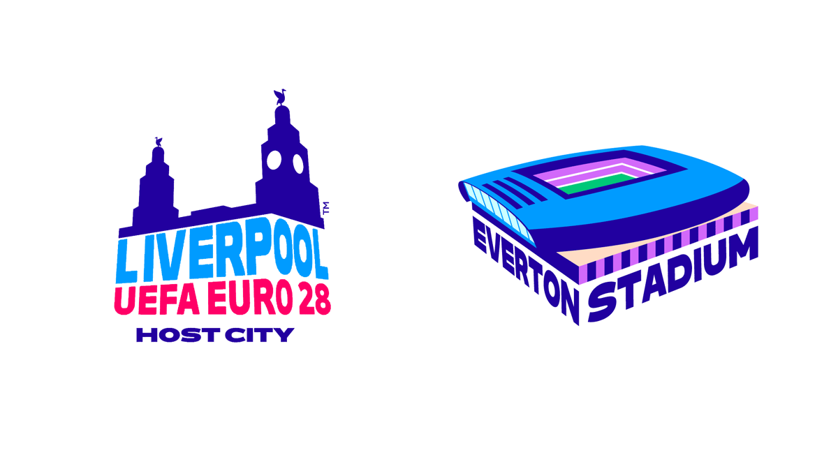 2028 年欧锦赛官方品牌形象正式亮相 © 球衫堂 kitstown