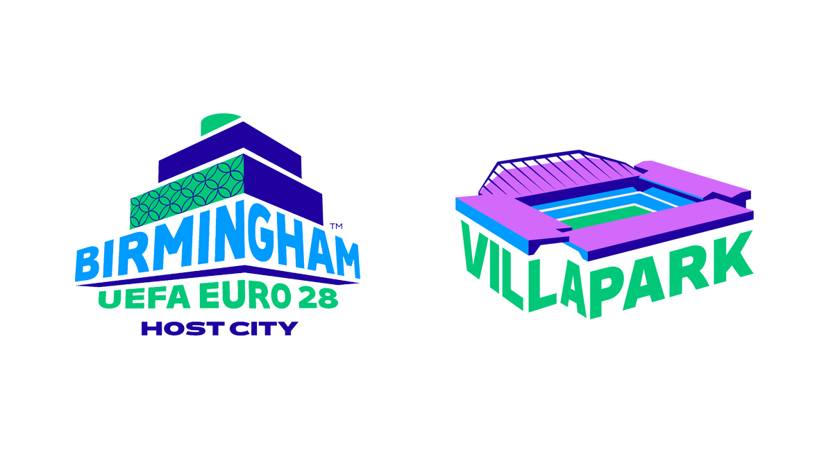 2028 年欧锦赛官方品牌形象正式亮相 © 球衫堂 kitstown