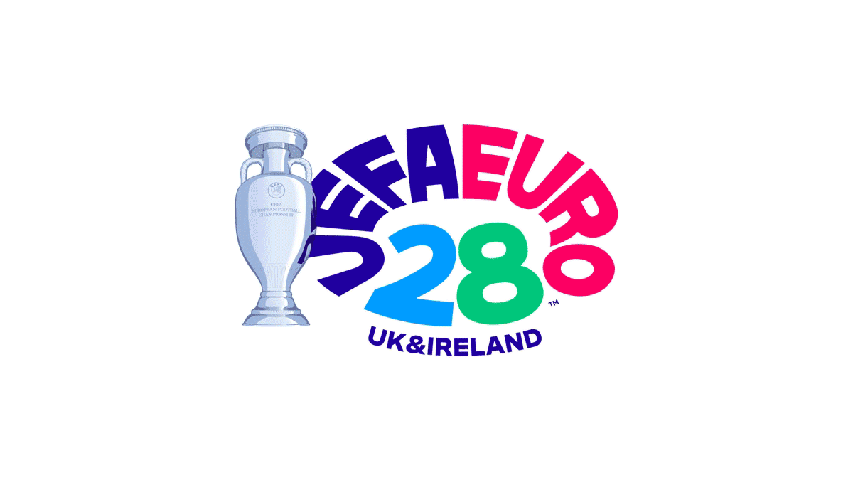 2028 年欧锦赛官方品牌形象正式亮相 © 球衫堂 kitstown