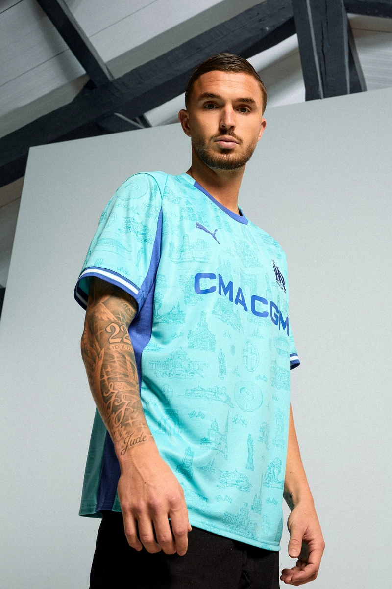 马赛 2025-26 赛季限量版第四球衣 © 球衫堂 kitstown