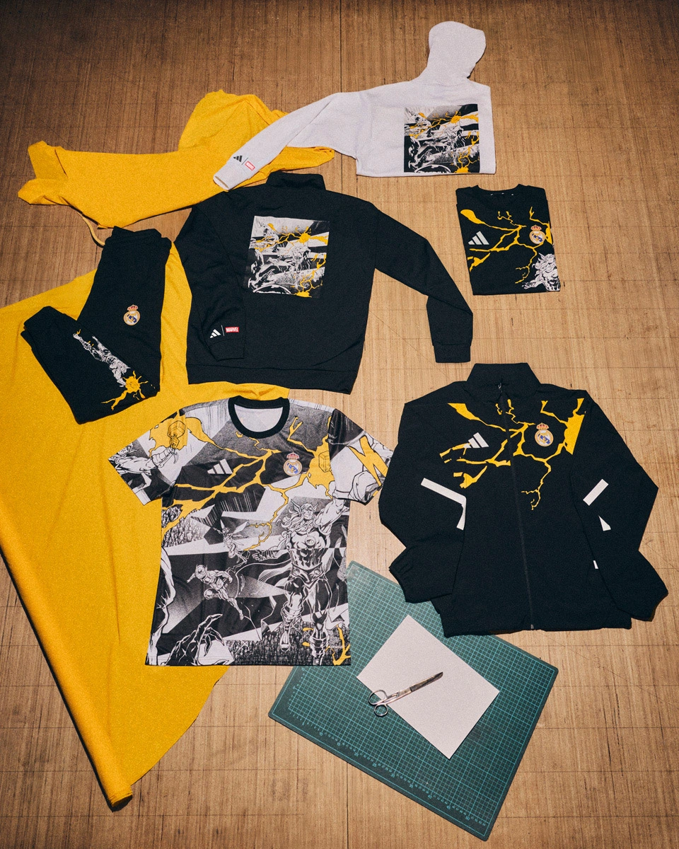 adidas × 漫威 × 皇家马德里 × 全黑队联名系列服饰 © 球衫堂 kitstown