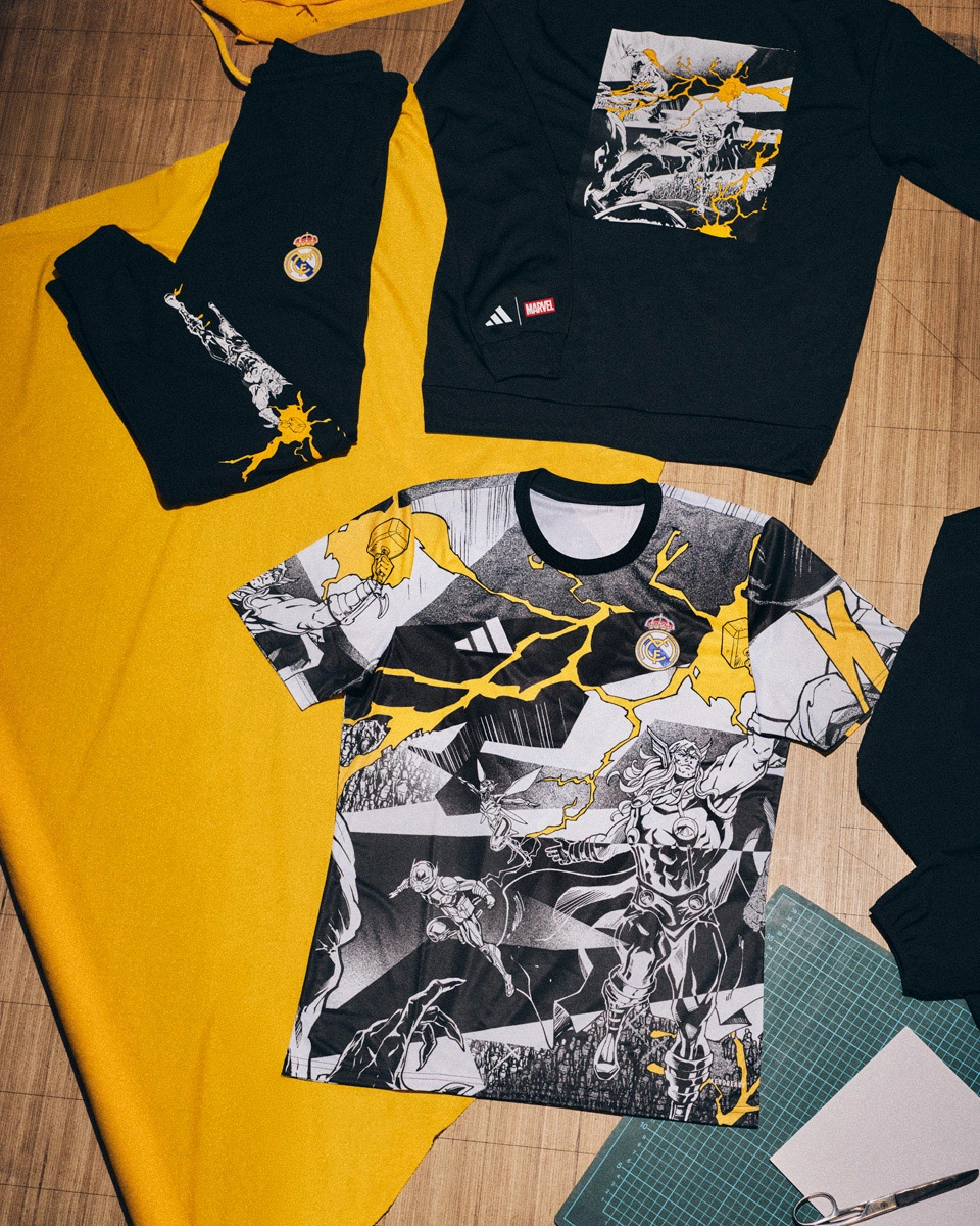 adidas × 漫威 × 皇家马德里 × 全黑队联名系列服饰 © 球衫堂 kitstown