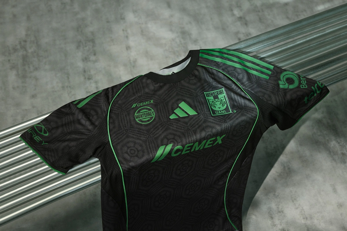 新莱昂自治大学老虎 2025-26 赛季第二客场球衣 © 球衫堂 kitstown