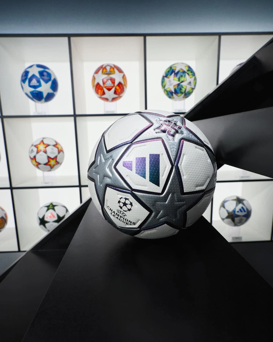 阿迪达斯发布与欧冠联赛合作 25 周年比赛用球 © 球衫堂 kitstown