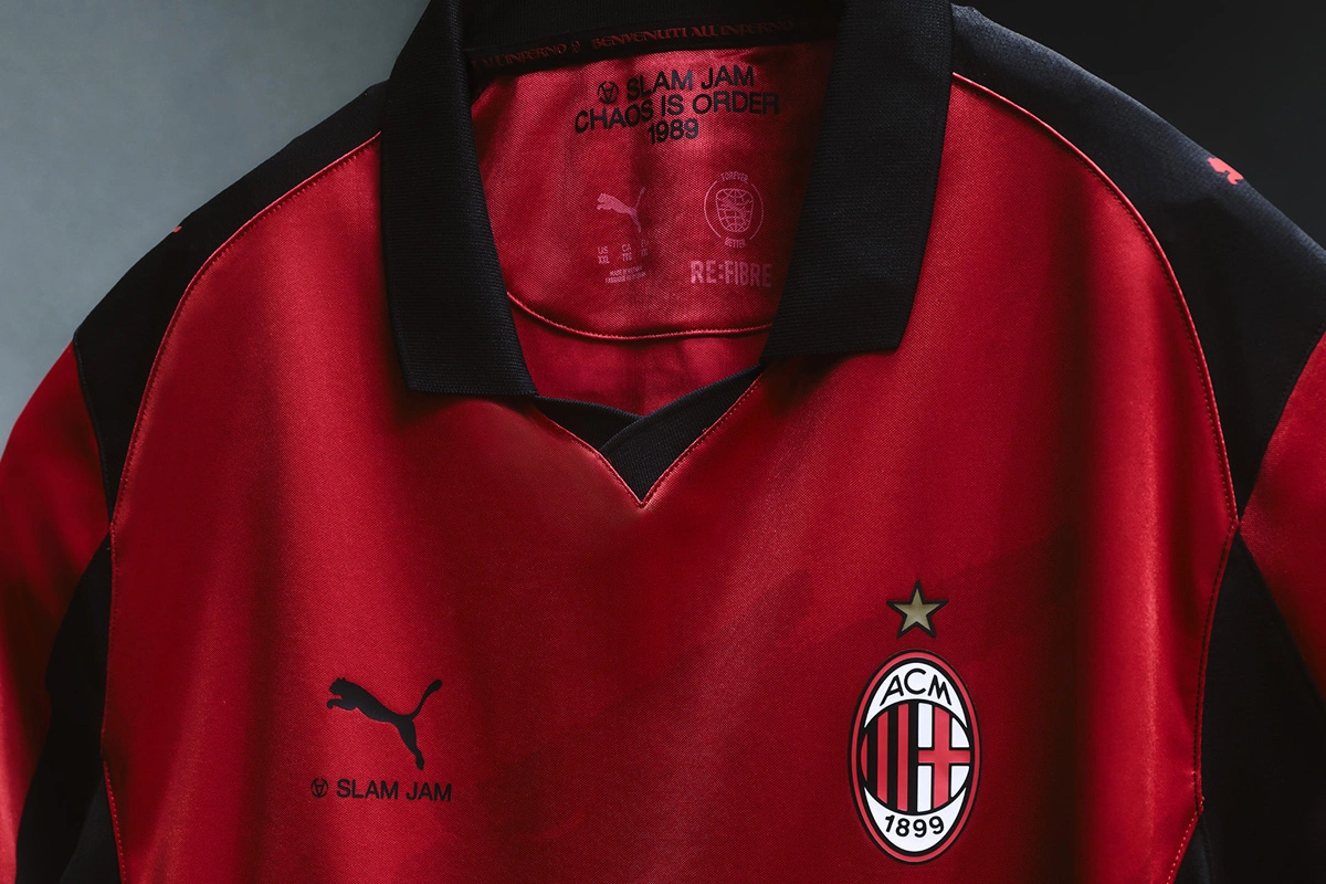 PUMA × Slam Jam × AC米兰 2025-26 赛季第四球衣 © 球衫堂 kitstown PUMA × Slam Jam × AC米兰 2025-26 赛季第四球衣 © 球衫堂 kitstown