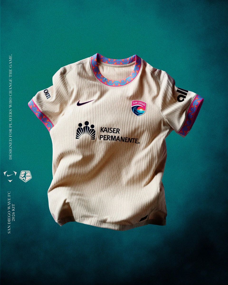 耐克推出美国全国女子足球联赛(NWSL)2026 赛季球衣 © 球衫堂 kitstown 耐克推出美国全国女子足球联赛(NWSL)2026 赛季球衣