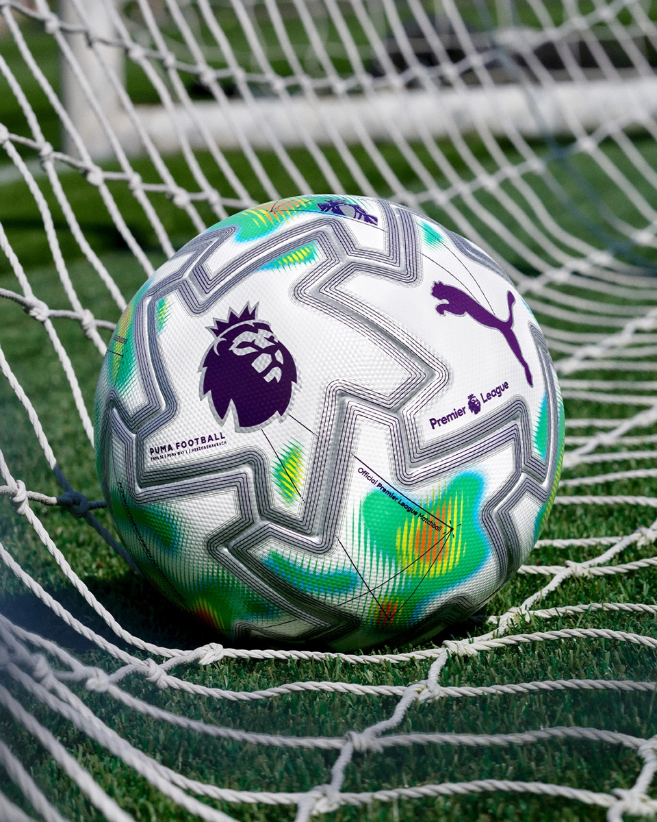 2025-26 赛季英超联赛“悸动版”官方比赛用球 © 球衫堂 kitstown