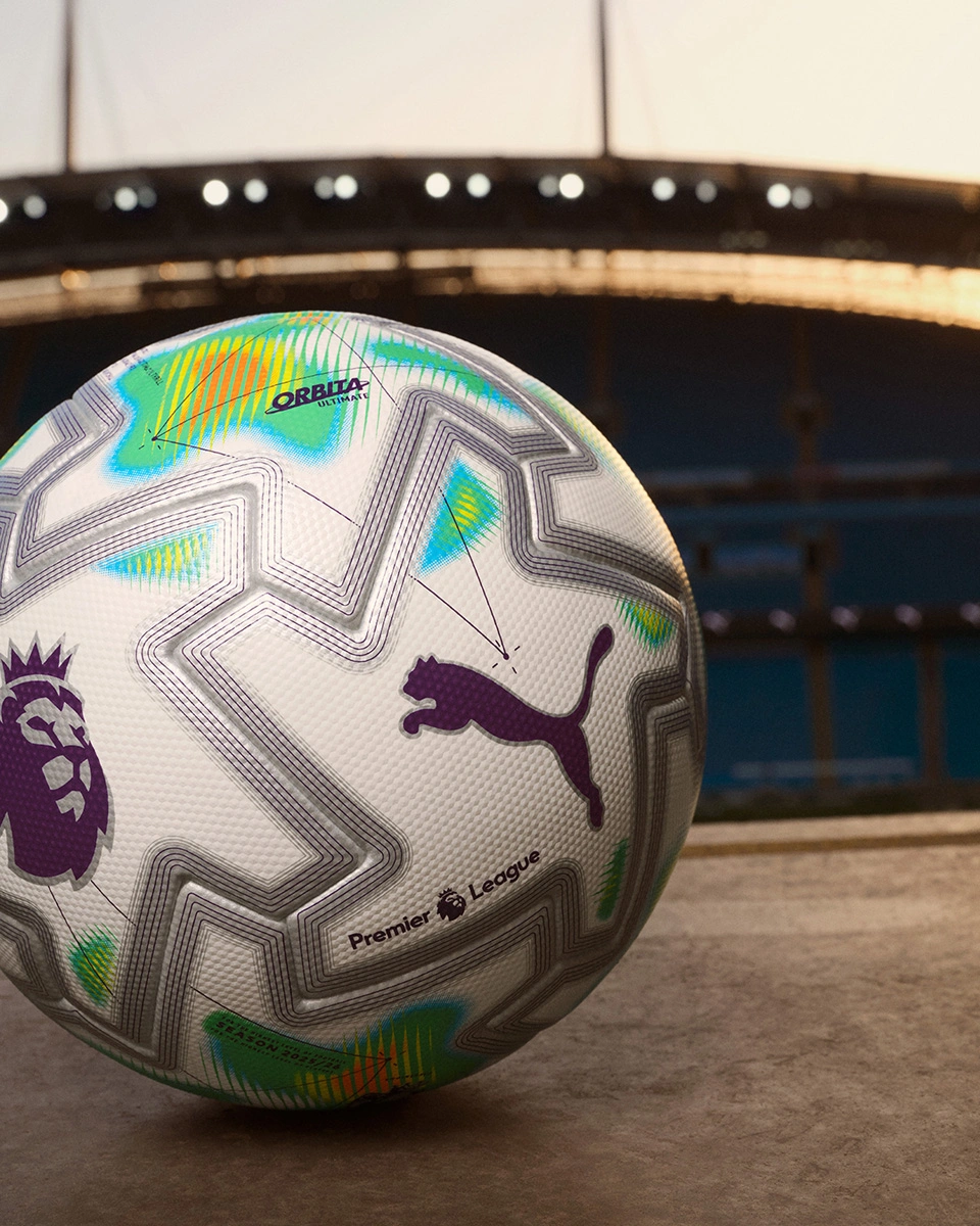 2025-26 赛季英超联赛“悸动版”官方比赛用球 © 球衫堂 kitstown