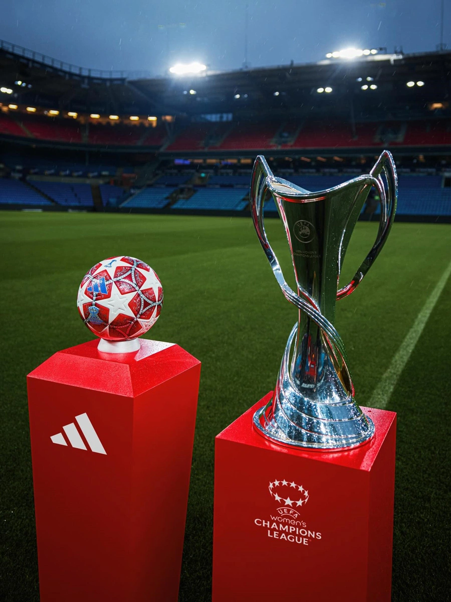 2025-26 赛季欧足联女子冠军联赛淘汰赛阶段官方比赛用球 © 球衫堂 kitstown