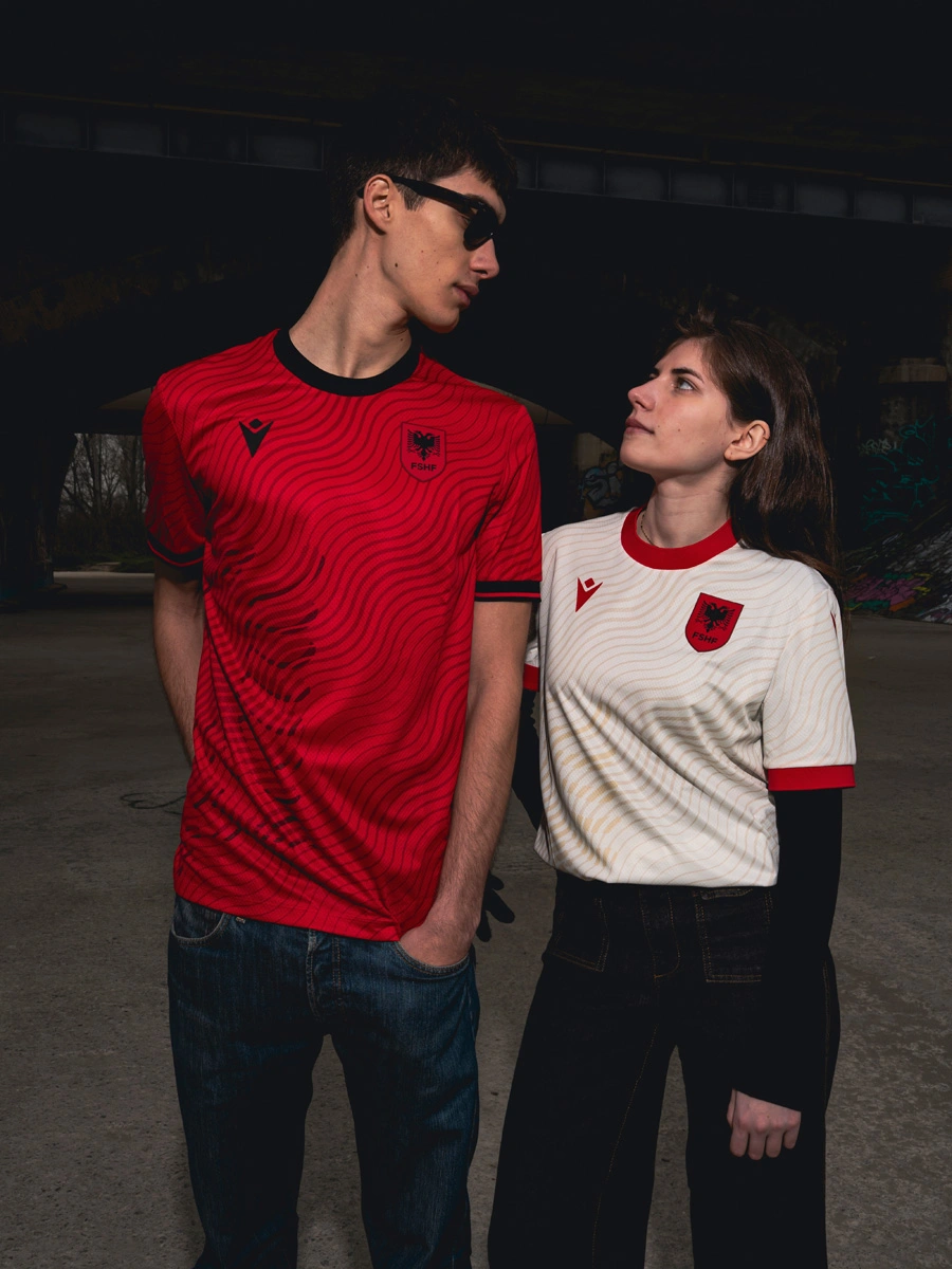 阿尔巴尼亚国家队 2026-27 赛季主客场球衣 © 球衫堂 kitstown