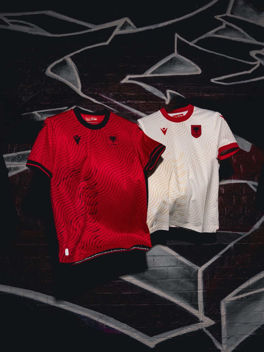 阿尔巴尼亚国家队 2026-27 赛季主客场球衣 © 球衫堂 kitstown